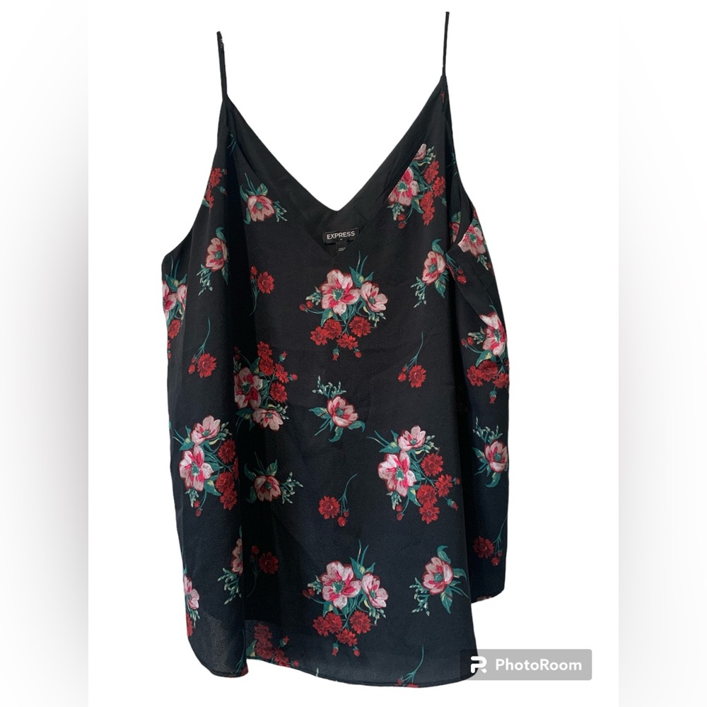 Express sheer lined thin strap camisole